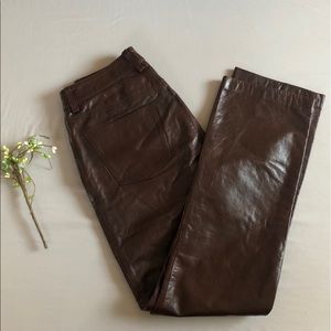 GAP Genuine Leather Pant Boot Cut